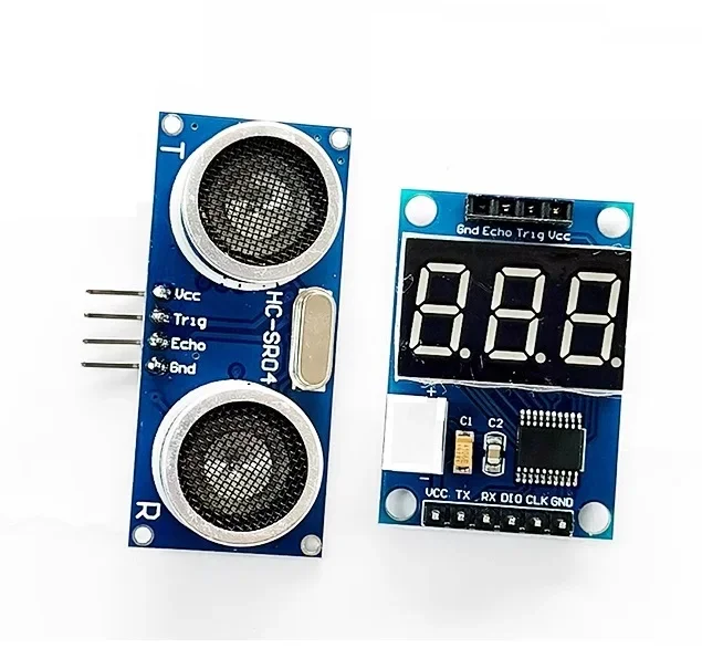 Módulo de Sensor ultrasónico HC-SR04, transductor de medición de distancia para placa de módulo Arduino, nuevo