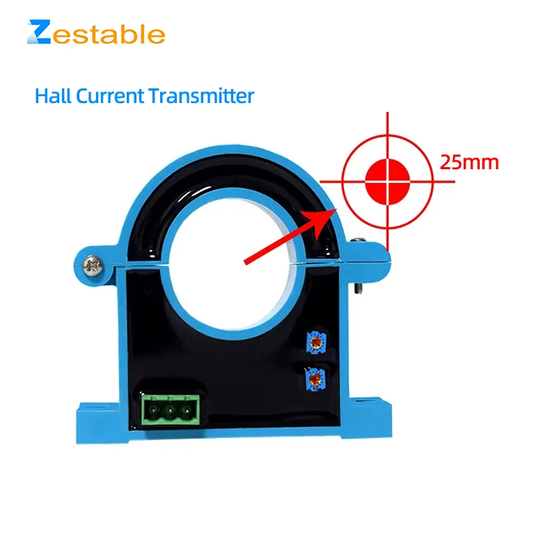 Transmissor Atual do Núcleo Rachado do Laço Aberto Sensor de Salão C.c. Entrada 0501500a Za-k7 420ma 0-5v 0-10v Rs485