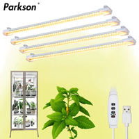 2/3/4 LED Grow Light Strips 220V For Indoor Plants USB Full Spectrum Phyto Lamp Dimmable Timer Hydroponic Lamp Greenhouse Flower