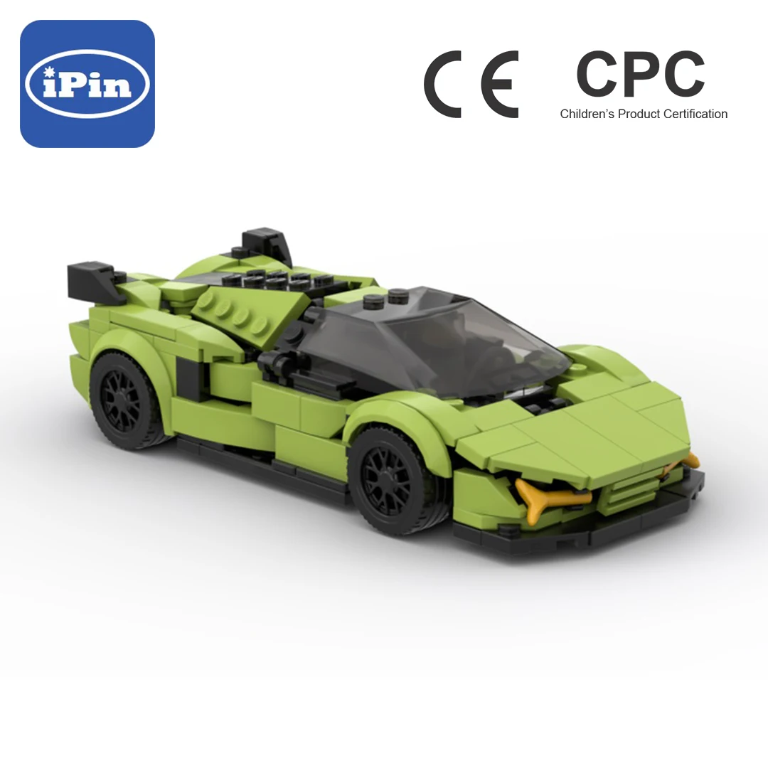 

MOC-50537 спортивный автомобиль 296 шт. строительные блоки DIY технология сборка электронные игрушки для рисования для детей подарок на день рождения