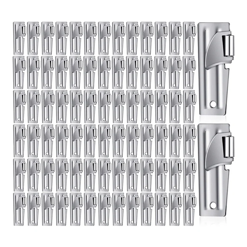 

ZZ-P-51 Camping Can Opener Stainless Steel Can Opener Survival Can Opener Backpack Can Opener (80Pcs)