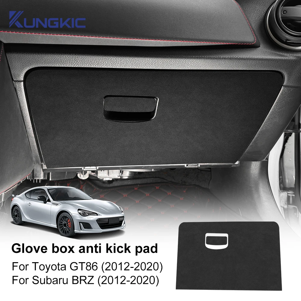 For Subaru BRZ/ Toyota GT86 2012 2013 2014 2015 2016 2017 2018 2019 2020 LHD RHD Car Copilot Box Anti-kick Suede Protect Sticker