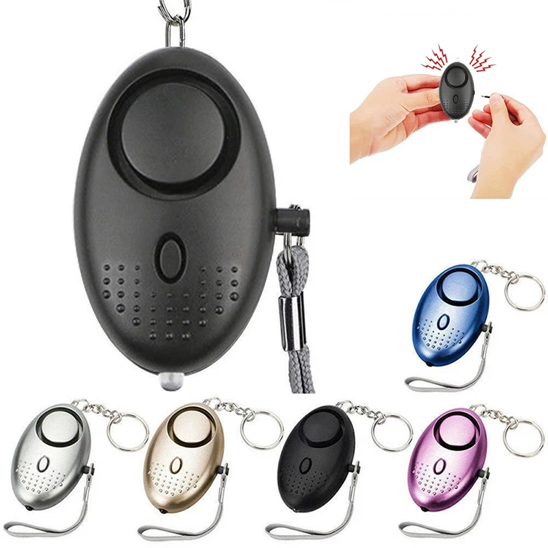 Personal Alarm for Women Defensa Personal 130db Safety Alarm Systems Self Defense Keychain for Kids Girls Elderly