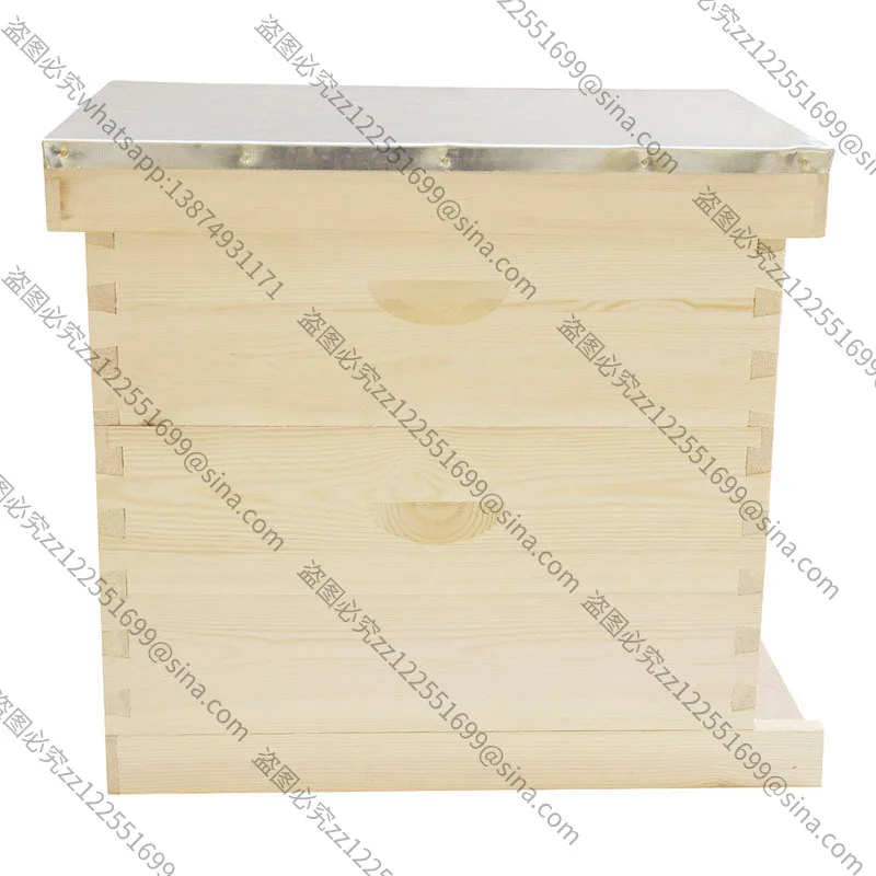 Suitable for Wholesale of Beekeeping Tools and Beehives, Lang-style Ten-frame Double-layer BeeHive, Chinese Fir ItalianBee