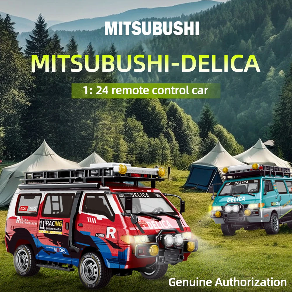 9IMOD RC Car Delica 1:24 Escala Completa 2WD 4WD Veículo de Brinquedo de Controle Remoto Modelo de Brinquedo Minibus