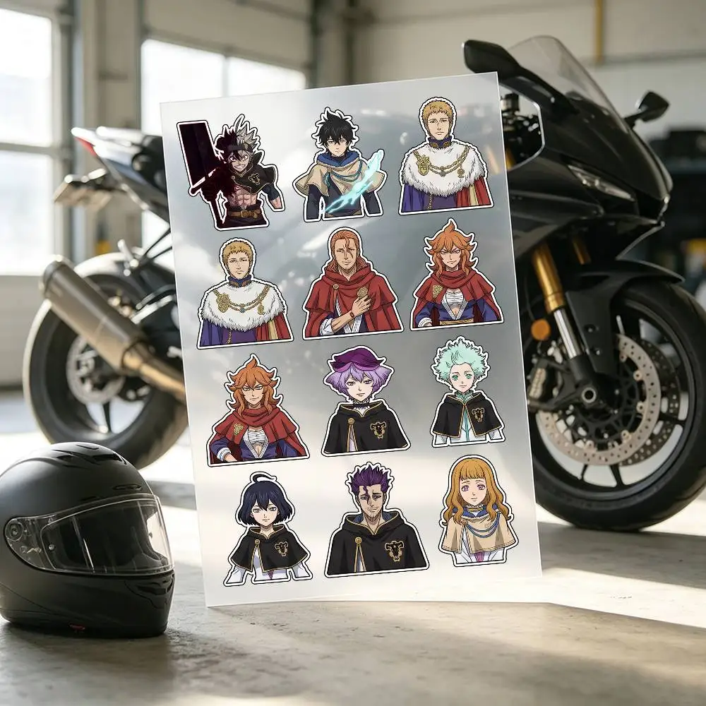 Black Clover Stickers Auto Body Bumper Windows Motorcycle Laptop Walls Vinyl Decal Car Tuning Accessories