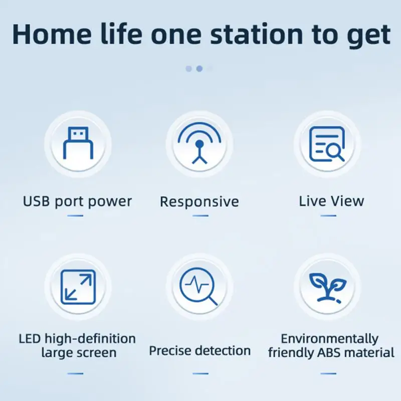 Tuya واي فاي/زيجبي مستشعر سطوع 2 في 1 متعدد الوظائف مع كشف درجة الحرارة والرطوبة المنزل الذكي ، أليكسا جوجل الرئيسية