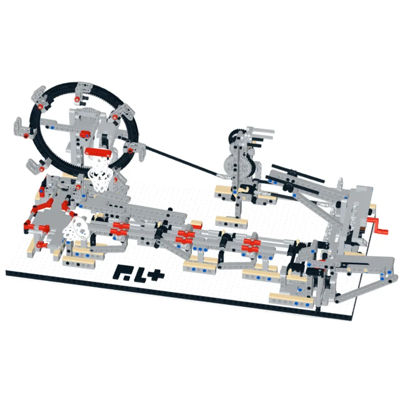 Ball Elevator Machine Modular Marble Run Module MOC Building Blocks 928 Parts DIY Brick Set Collectible Ornament