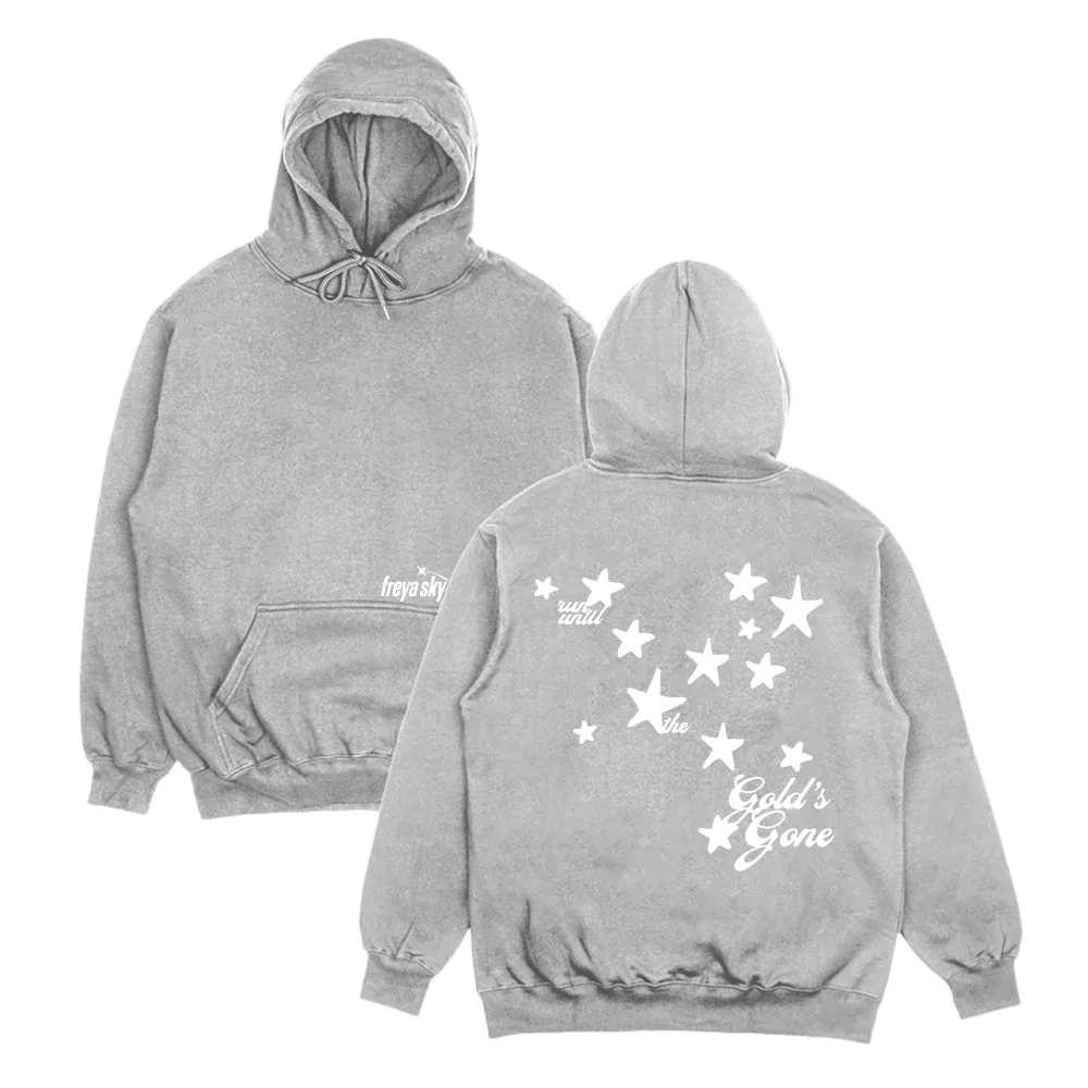 Gold's Gone Hoodie Freya Skye Singer Graphic Clothes Men Women Casual Pullovers Harajuku Street Hip Hop Long Sleeve Streetwear