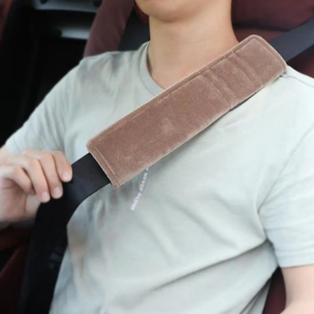 

Soft Car Seat Belt Cover Universal Auto Seat Belt Covers Warm Plush Shoulder Cushion Protector Safety Belts Shoulder Protection
