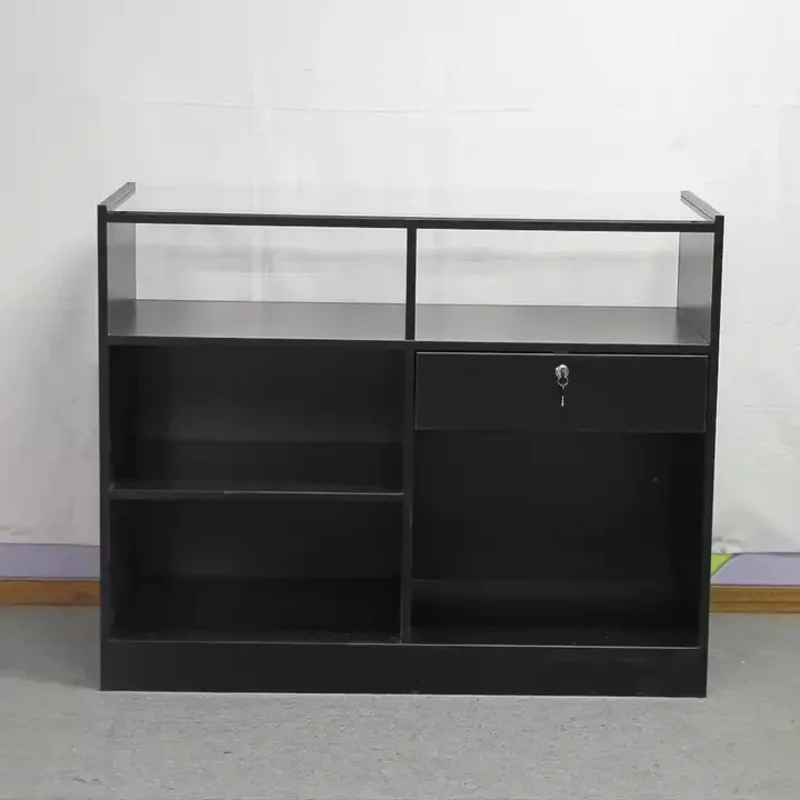 custom.Factory Custom Wooden Glass Display Cabinet With Drawer
