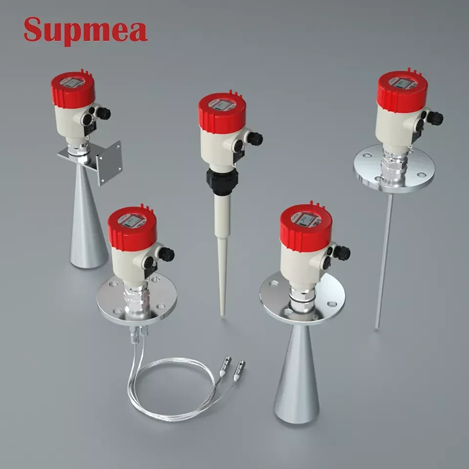 radar level transmitter 26 ghz radar liquid level transducer sensor foam bubble level transmitter for oil tank