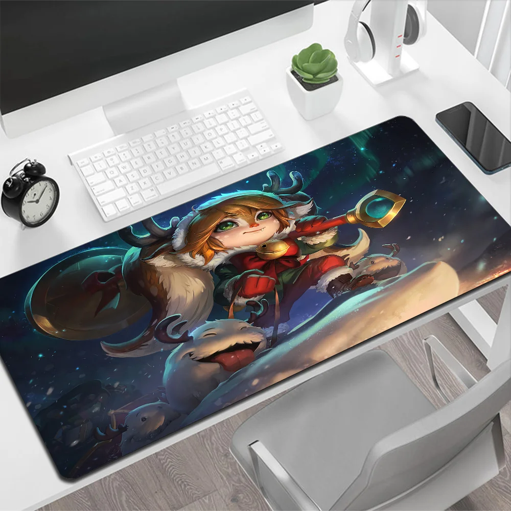 Tapis de souris League of ATIONS End Poppy, grand tapis de souris, tapis de jeu, PC Gamer, ordinateur, polymères, grand, média, clavier, bureau