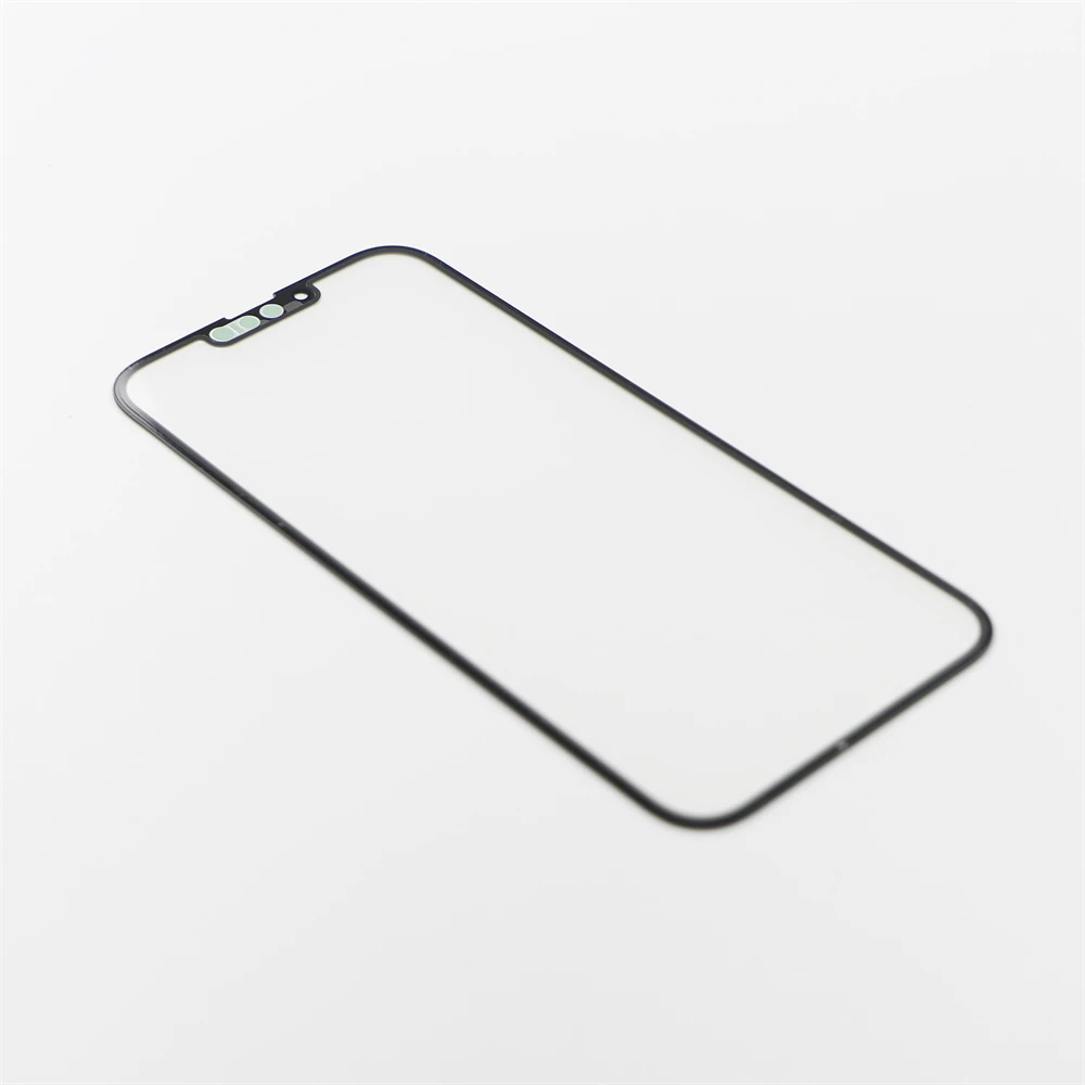 2pcs/Lot LCD Front Outer Glass Lens with OCA Film External Screen Replacement Panel for iPhone 16 15 14 13 Pro Max Repair Parts