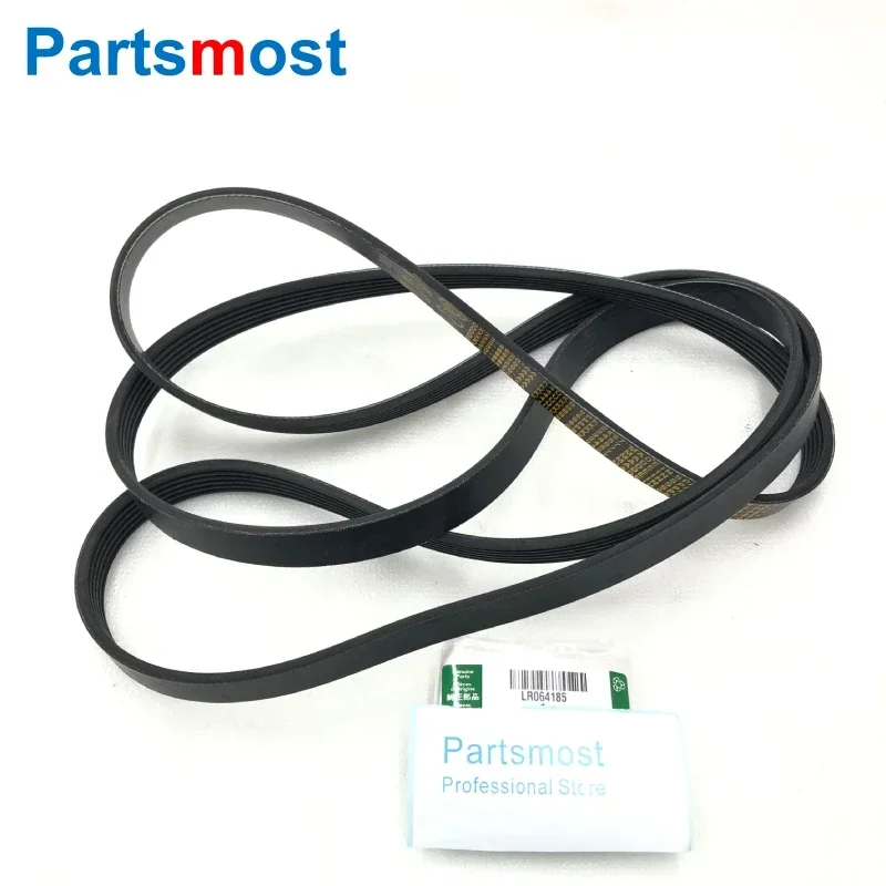 5.0 V8 Drive Belt Kit Primary Serpentine Belt LR064185 Secondary Belt LR012663 for Land Rover Discovery LR4 Range Rover RR Sport