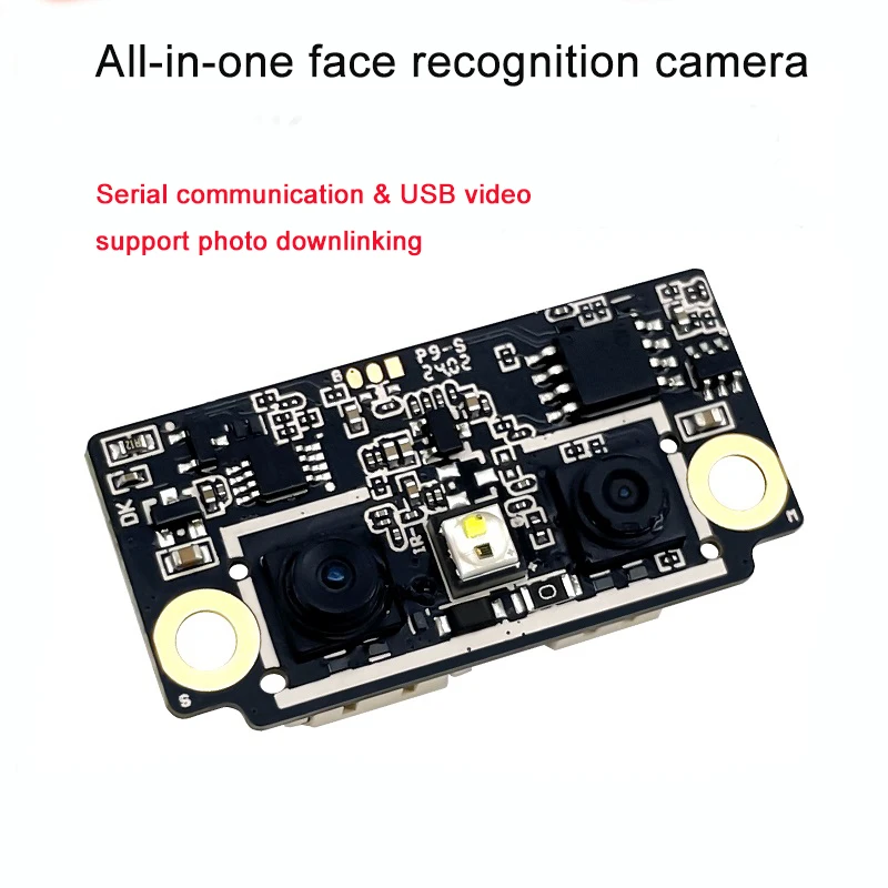 Hi-Link Face Recognition Module HLK-FM223 Intelligent AI Binocular Recognition Camera Live Detection Cat Eye Visible