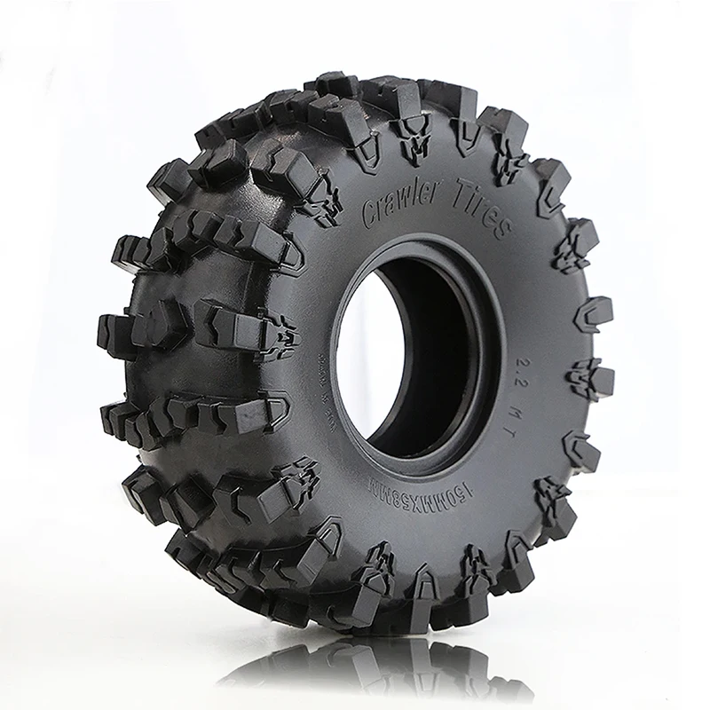 RC 4 pezzi 148*58MM 2.2 pollici pneumatici pneumatici da arrampicata in gomma di grandi dimensioni per 1:10 RC Car Axial SCX10 90046 AXI03007 D90 Traxxas TRX-4