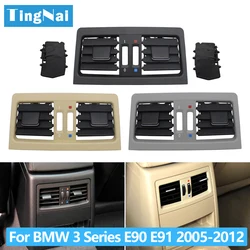Car Rear Center Console Heater AC Vent Grille Air Vent Panel For BMW 3 Series E90 E91 335i 328i 318i 325i 330i 320i 2005-2012