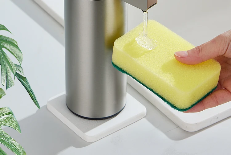 270 ml Küchenseifenmaschine, automatischer Sensor, Händedesinfektionsmittel, intelligenter elektrischer Körperwasch-Seifenspender, Edelstahl 304 – Detail 8