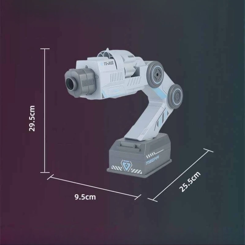 Mechanical Arm Electric Toy Gun Rechargeable Remote Control Mechanical Toys Gun Sensory Follow Toys Guns Set Adult Birthday Gift
