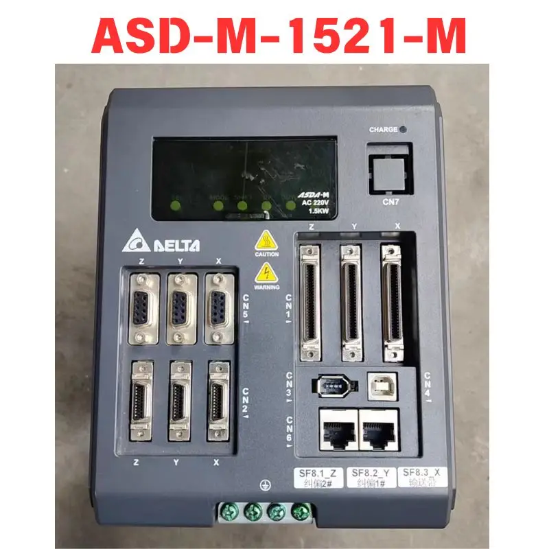 Used ASD-M-1521-M Delta three in one servo driver Functional test OK