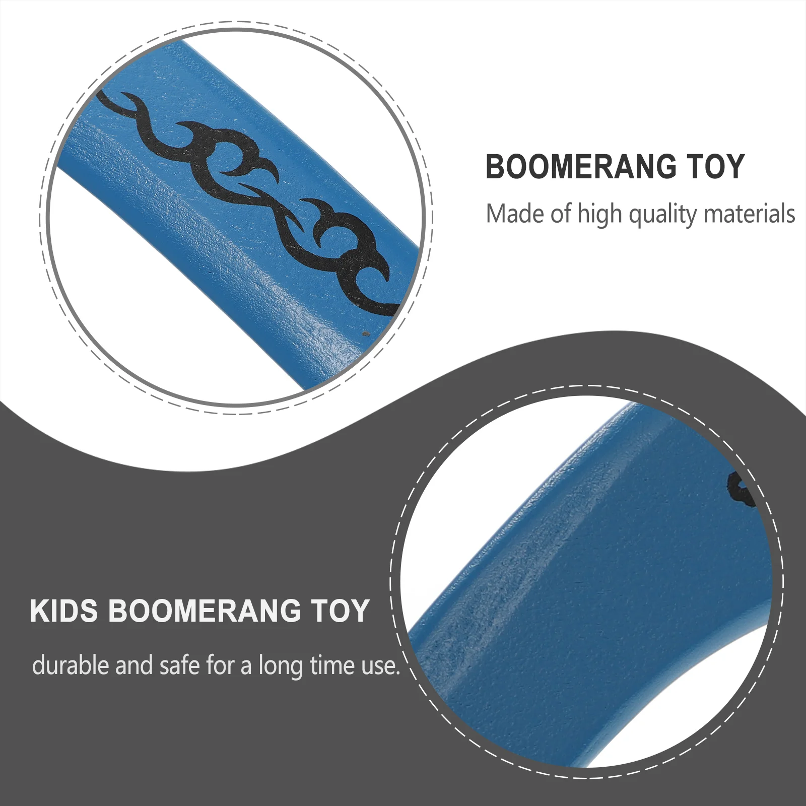 Boomerangs de madera en forma de V para niño y niña, Boomerangs deportivos de retorno clásico, diversión para acampar al aire libre y patio trasero, 1 unidad