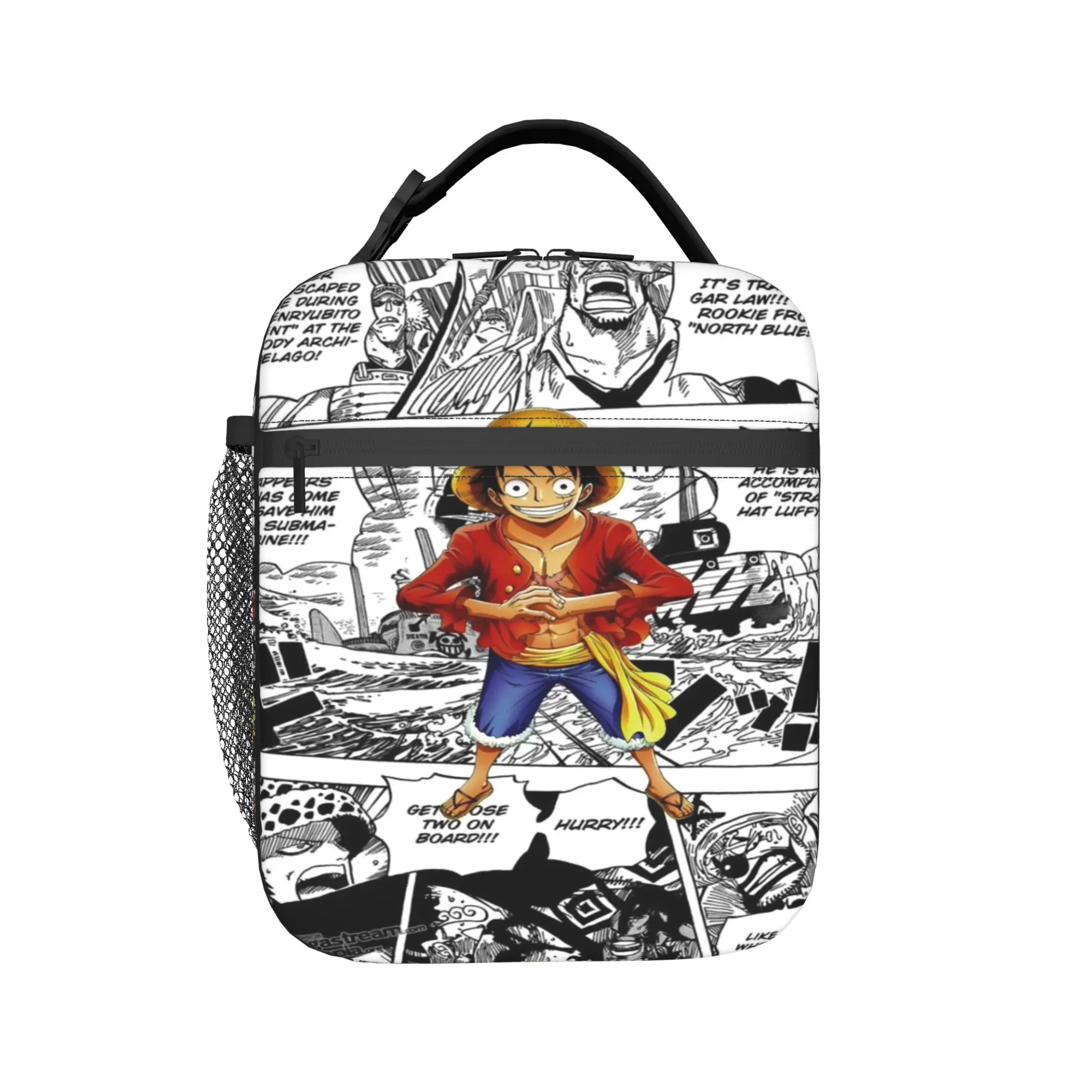 

luffys o-one-piece-e zoro Thermal Insulated Lunch Bags for Picnic Portable Bento Box Men Women Cooler Thermal Lunch Boxes