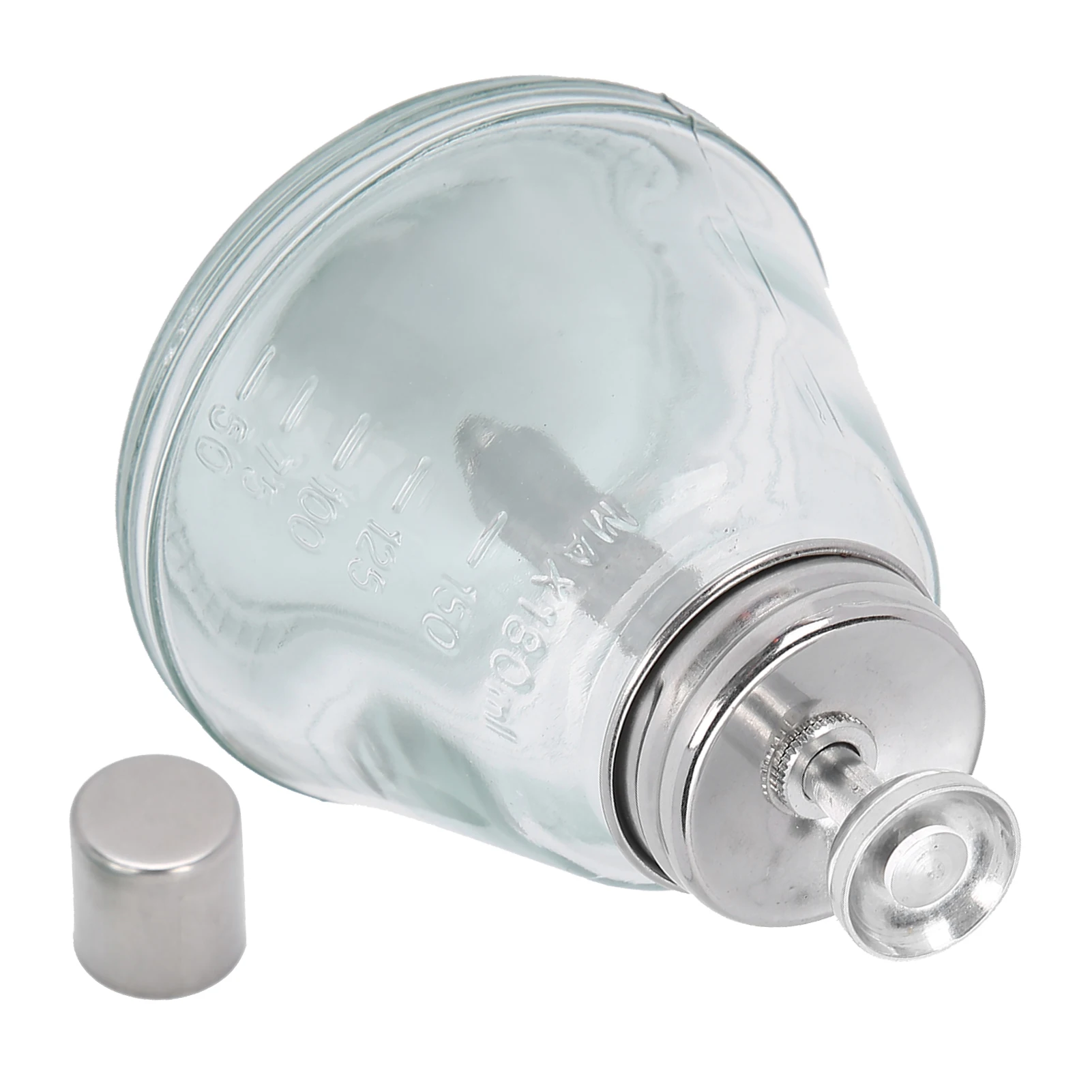 ZK40 نوع الصحافة مضخة سائلة مزيل طلاء الأظافر زجاجة إعادة الملء 180 مل (الألومنيوم الأساسية)