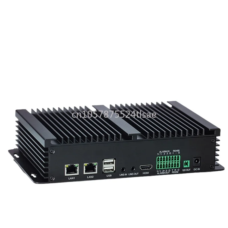 

AI edge computing box multi-channel video algorithm analysis campus gas station construction site community intelligent security