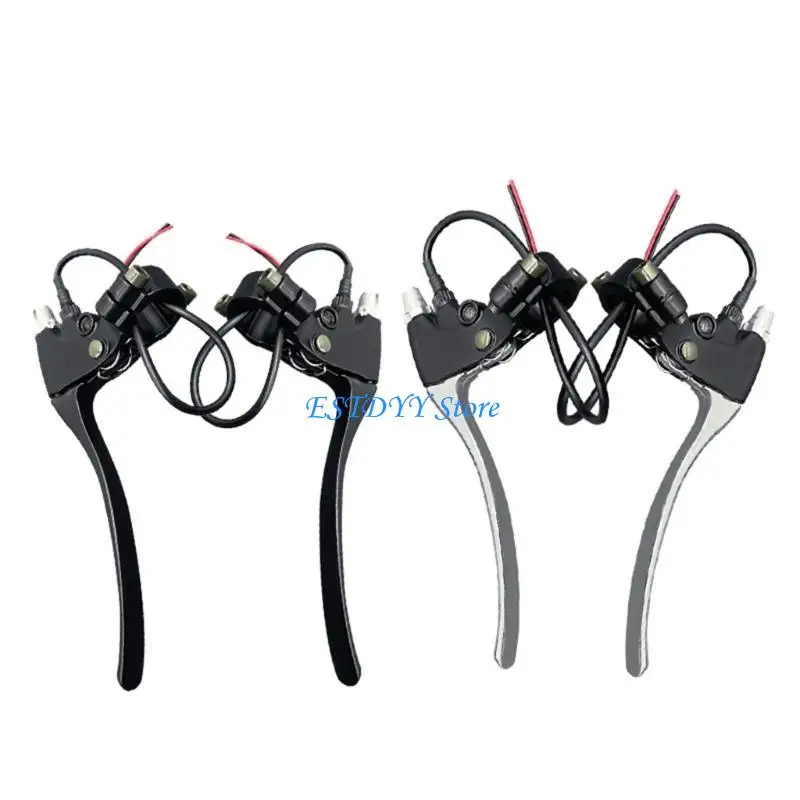 G6DE Electric Brake Lever Replacement Left & Right E-Bike Bicycles Brake Handle Aluminum Alloy