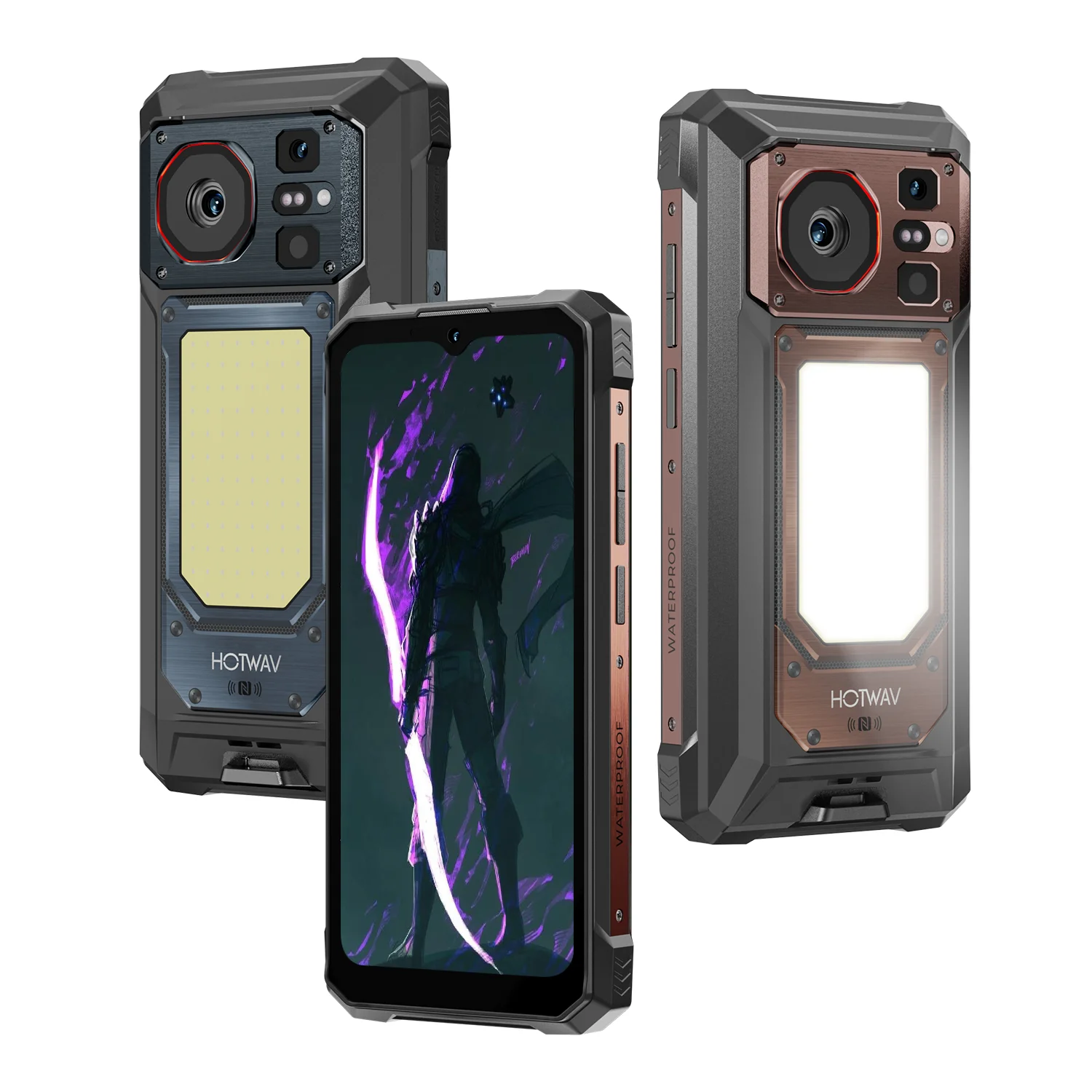 2026 Newest HOTWAV W11 Pro Rugged Cellphone 6.6'' FHD+ 120Hz 20800mAh 33W Smartphone 6GB 256GB Super Camping Light Mobile Phone
