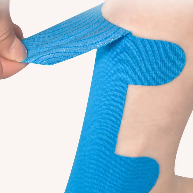 

10PCS Kinesiology Tape for Achilles Tendon Elastic Breathable Sports Bandage Protective Gear Fixed Strap Support for Ankle