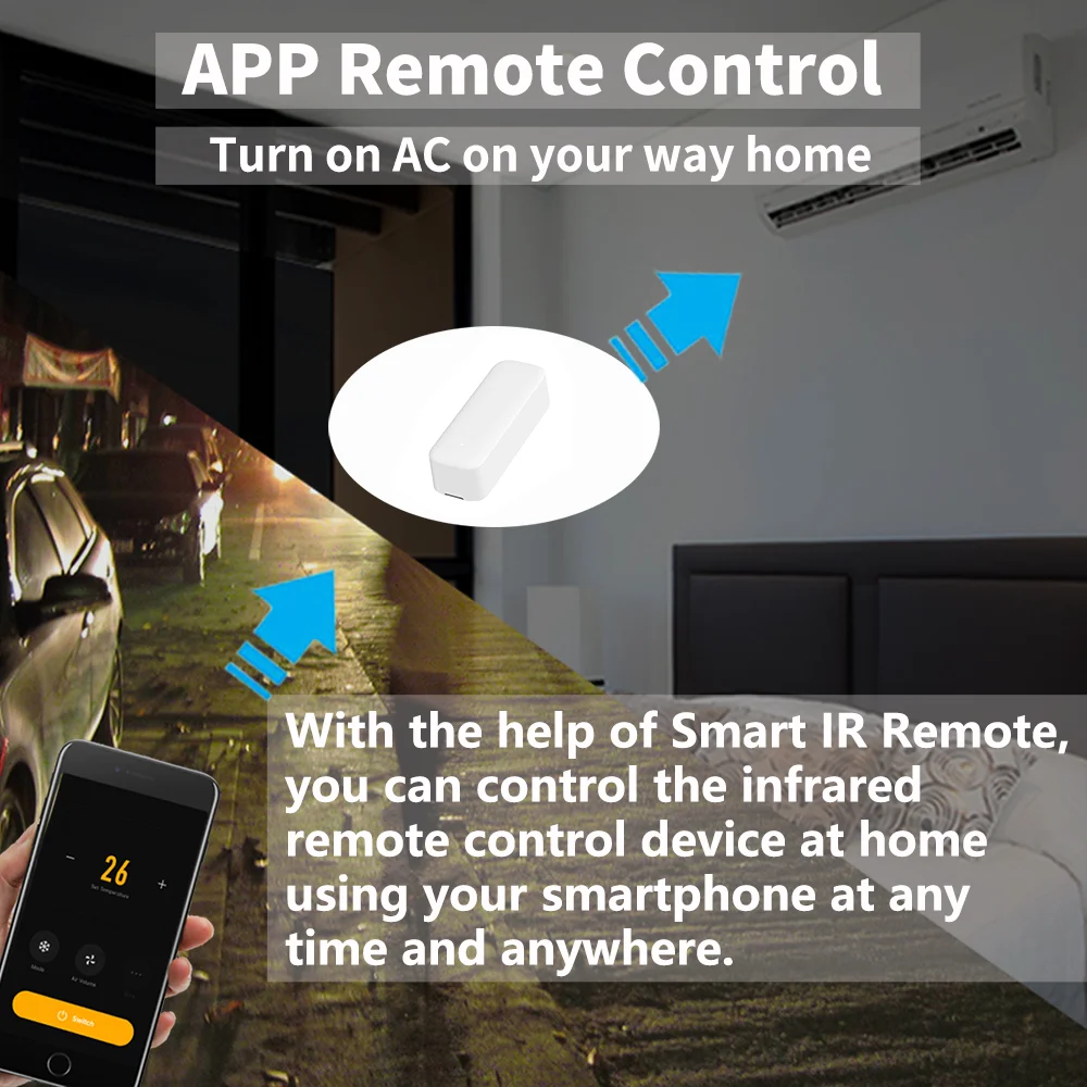 Tuya Zigbee IR Remote Control Smart Universal Infrared for Smart Home Control for TV DVD AUD AC Works with Alexa Google Home