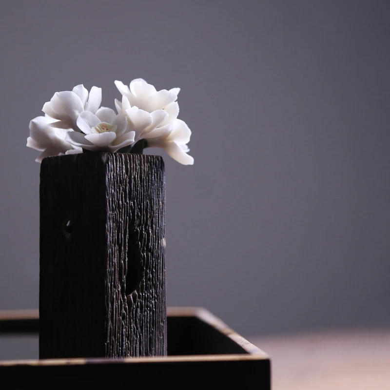 PINNY Handmade Ceramic Flower Figurines Boutique Tea Pet Ceramic Decorations For Home Tea Ceremony Ornaments