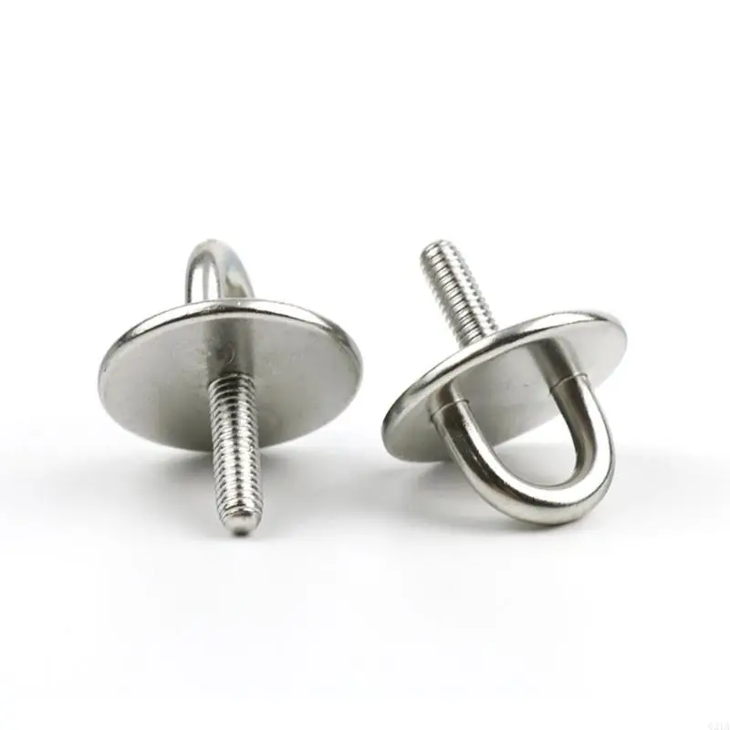 

G2TA Staple Ring Hook Heavy Duty Pad Eye Plate U-Shaped Heavy Duty Ceiling Mount Hanger for Marine Boat Accessories