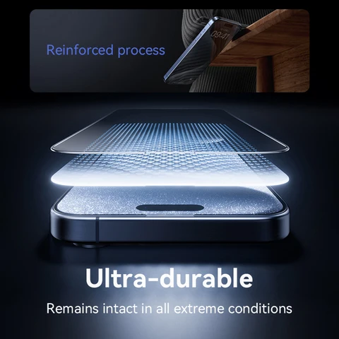 Закаленное стекло Joyroom для iPhone 11-16 Pro Max, 1/2/3 шт. — фото устройства