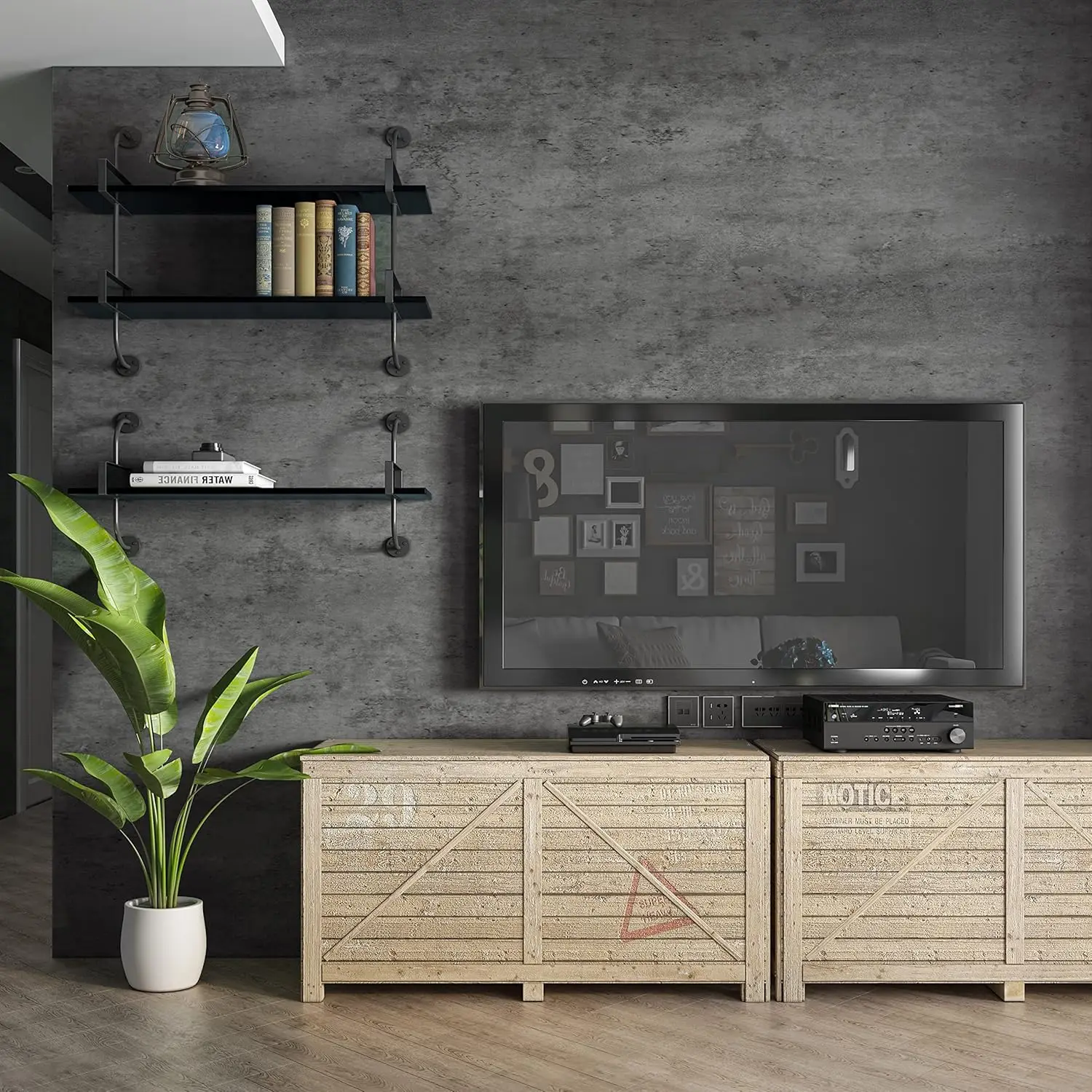 

Cement Gray PVC Waterproof Wallpaper Kitchen Bathroom Tile Wall Stickers Office Store Hotel Home Floor and Wall Renovation Decor