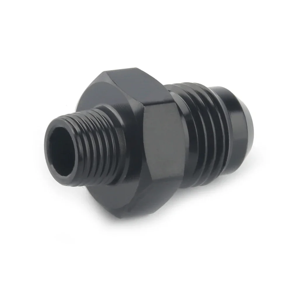 Universal Straight Fuel Hose Adapter Pipe Thread Fitting AN3 AN4 AN6 AN8 AN10 AN12 To 1/8NPT 1/4NPT 3/8NPT 1/2NPT 3/4NPT