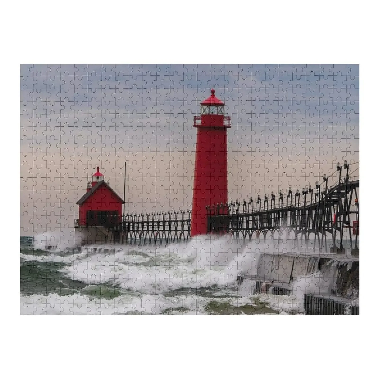 

Winter Storm Jigsaw Puzzle Wooden Animal Customizable Gift Puzzle