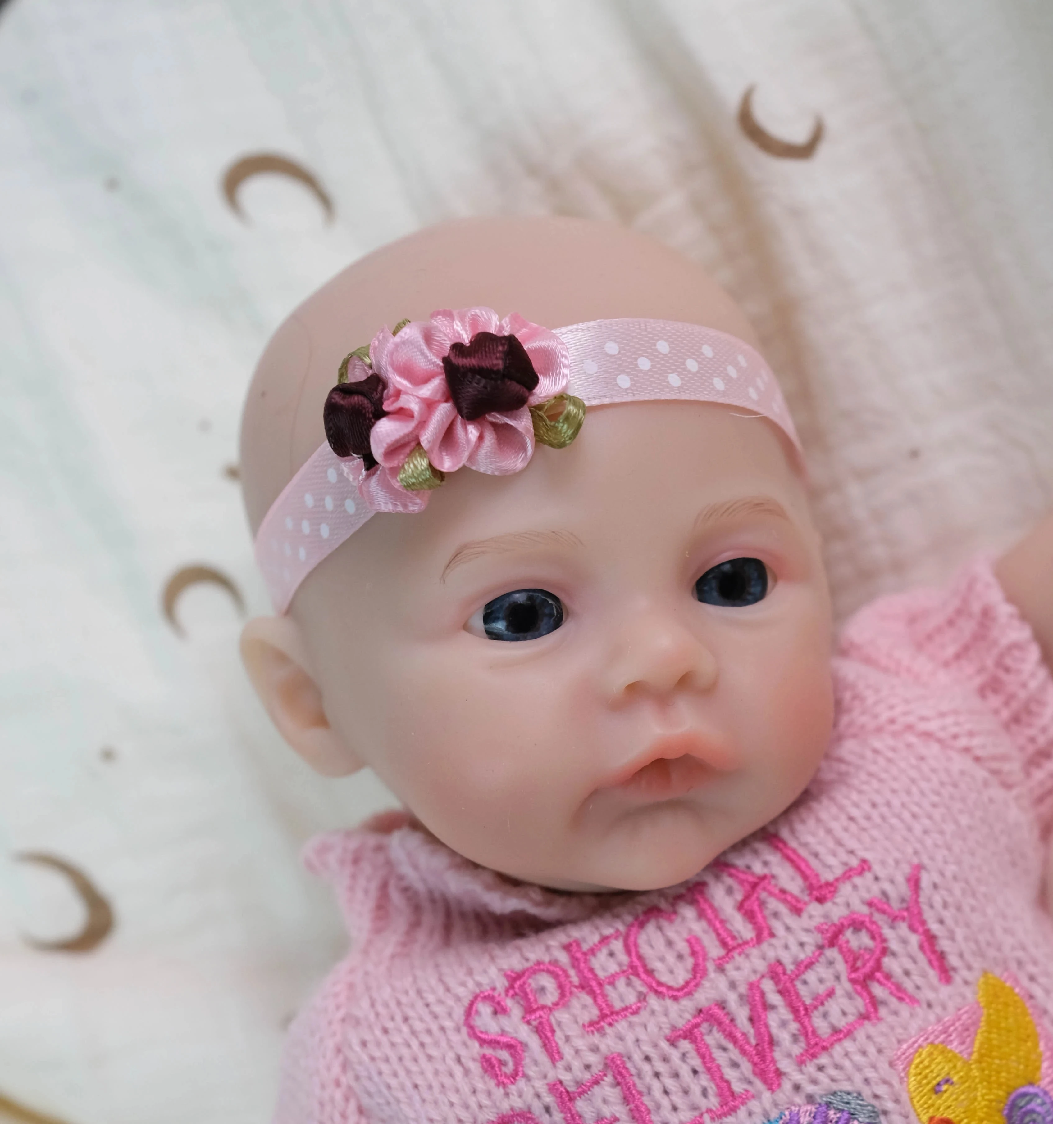 NPK 12''High Quantity Solid Super Soft Elastic Silicone Reborn Meadow with Girl Body Hand Painting Collectible Lifelike Art Doll