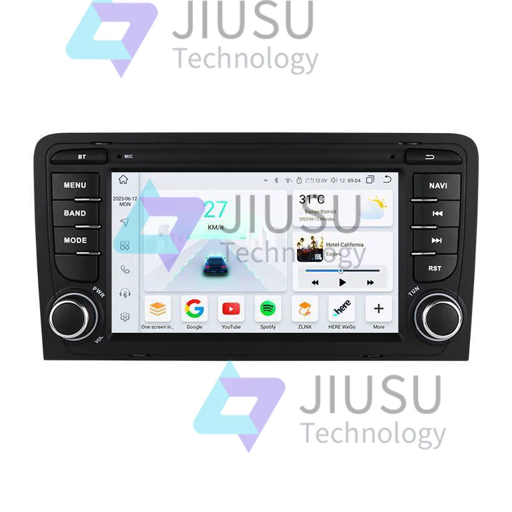 7'' Touch Screen Android Car Radio GPS Navigation DVD Player Stereo Multimedia Audio System For Audi A3 2003-2012