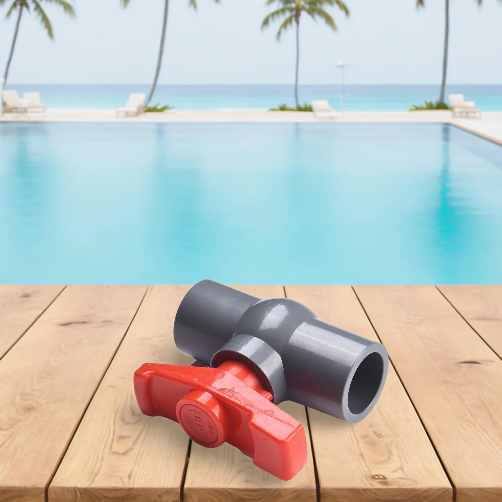 Sleek Design PVC Ball Valve Featuring a Sliding Socket Perfectly Suited for Water Supply Needs (Sizes 20 50mm)