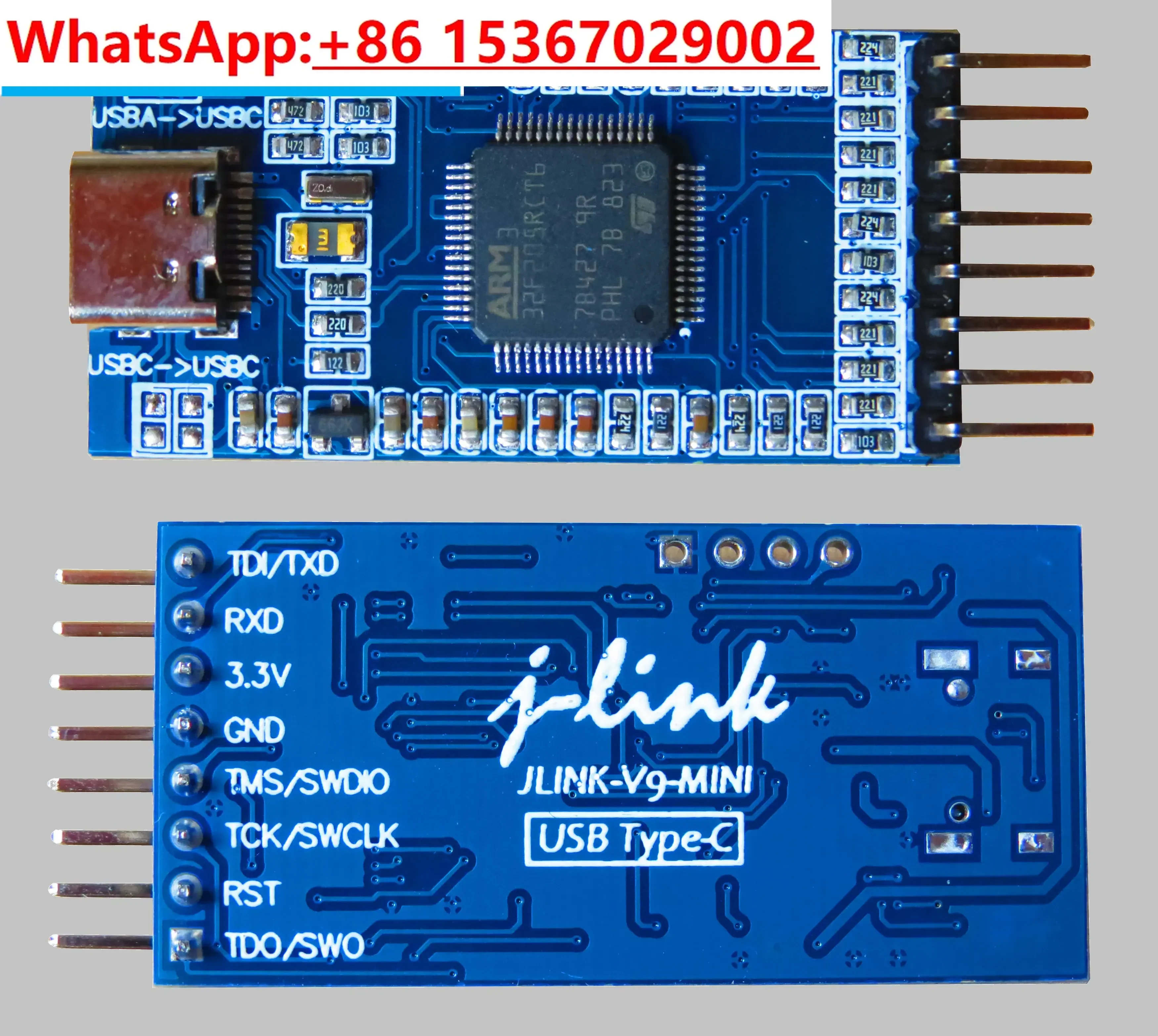 JLINK V9 Mini Emulator J-link Auto Upgrade Firmware Type C Debugger Type-C Mini V9