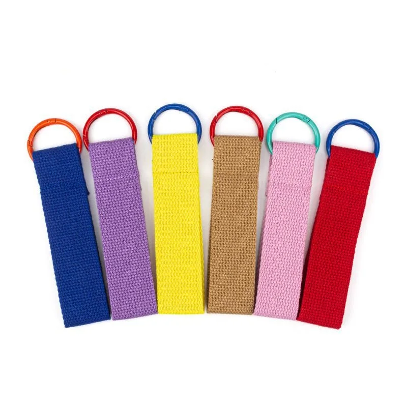 fabric keychain Strap Keychain Lanyard For Mobile Phone Wallet Car Keys Holder Keyring Key Chain Wrist Strap Baggage Tag Pendant