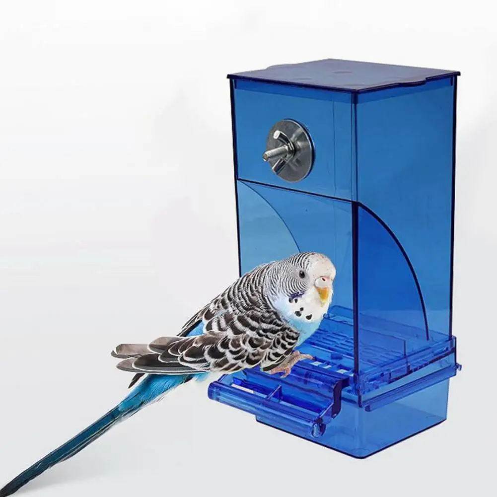 Wonderful Bird Food Holder No-Drip Wide Application Lightweight Easy to Clean Automatic Bird Food Container