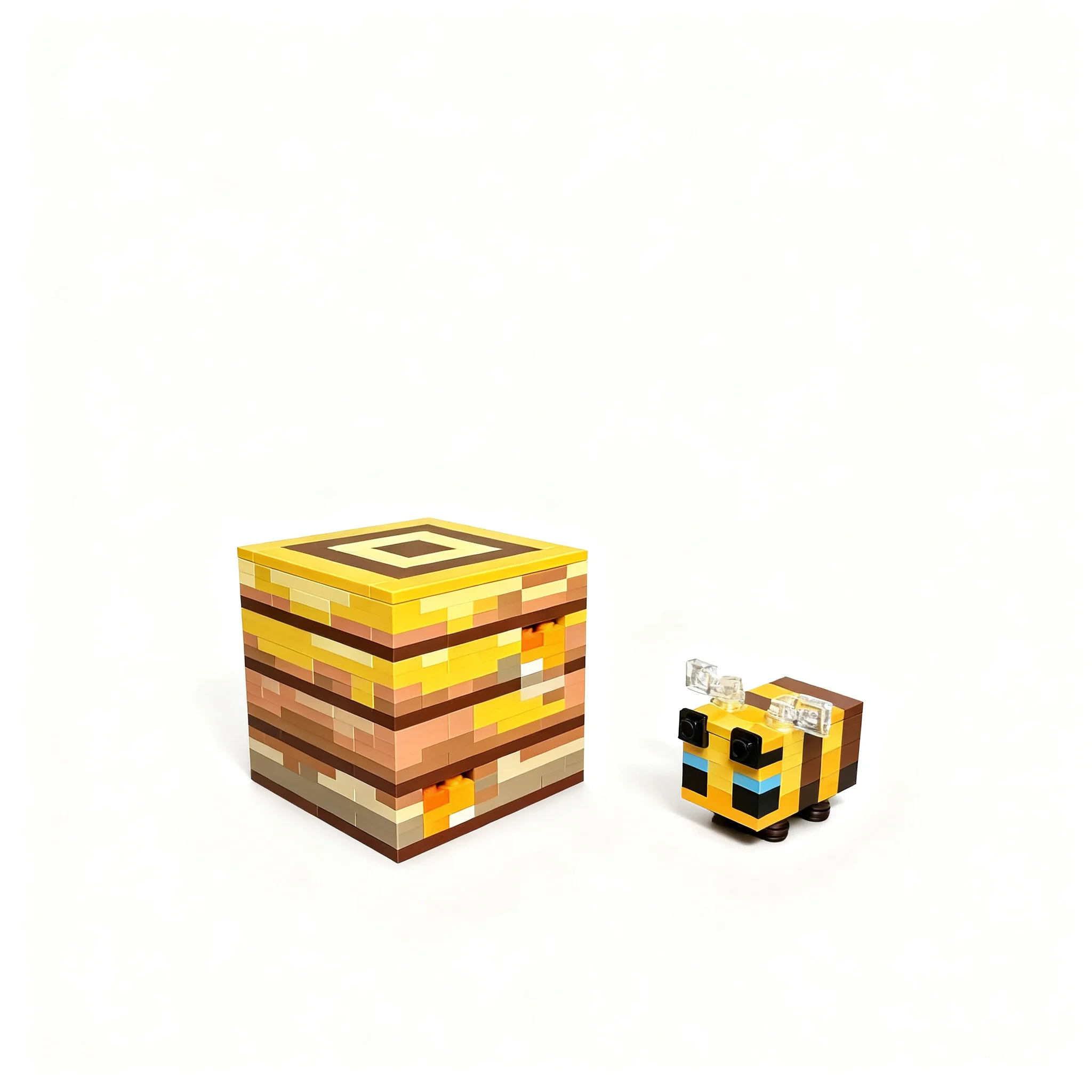 328pcs MOC Bee Nest Model Building Blocks Christmas Gift Toys DIY Display Craft 3D Brick Education Idea Assemble Collection