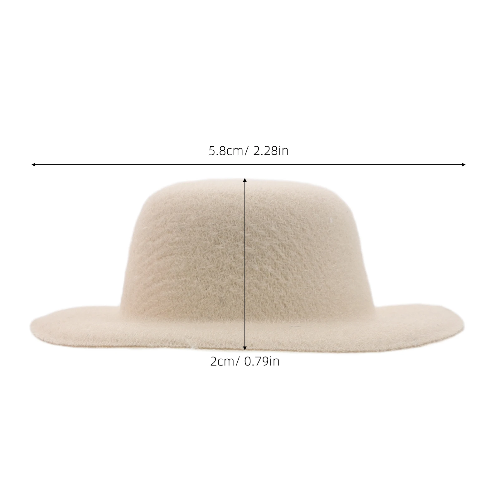 15Pcs Mini Top Hats: Elegant Miniature Formal Caps for Hair Accessories - Craft Hat Supplies DIY Decoration Craft Projects