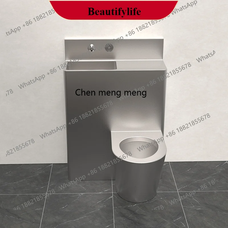 aB01 One-piece toilet 304 stainless steel toilet soft bag toilet anti-freezing crack