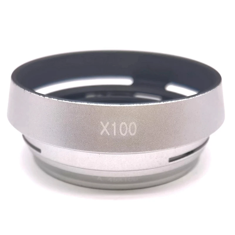 LH-X100 49Mm Lens Adapter Ring Metal Lens Hood For Fuji X100 X100S Hood Adapter Ring