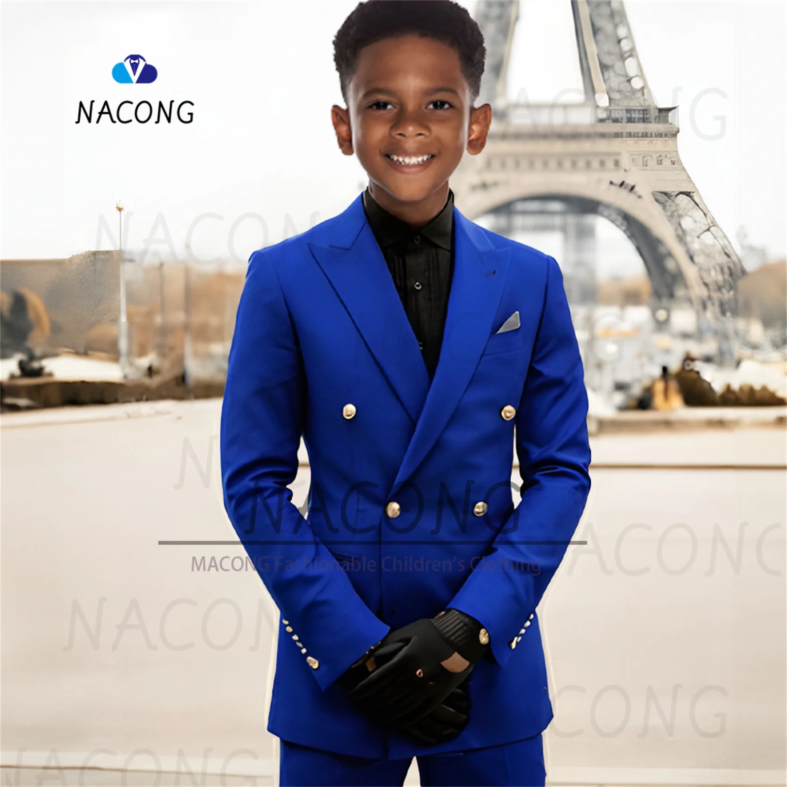 

Boys Suits Slim Fit Wedding Celebration 2-Piece Suit 2-16 Years Old tuxedo